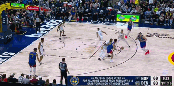 jinnianhui金年会赛季第23个&生涯第153个三双！约基奇13中9砍27分14板10助