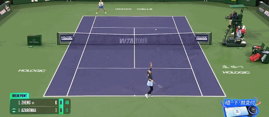 jinnianhui金年会心态崩了！阿扎伦卡第二盘连续两个双误输发球局，随后摔球拍